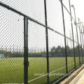 Power coated mesh opening chain link fence rolls